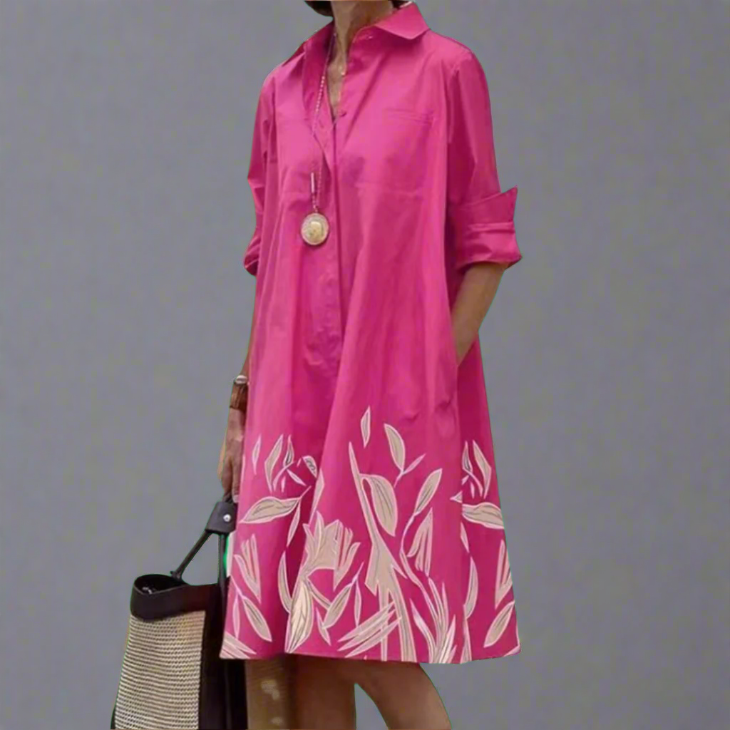 Xyla - Robe à col revers