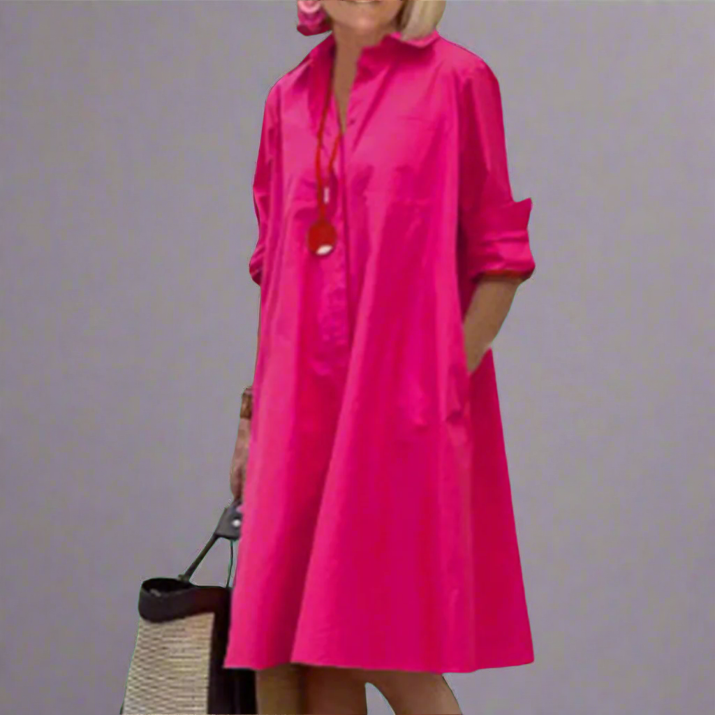 Indigo - Robe chemise