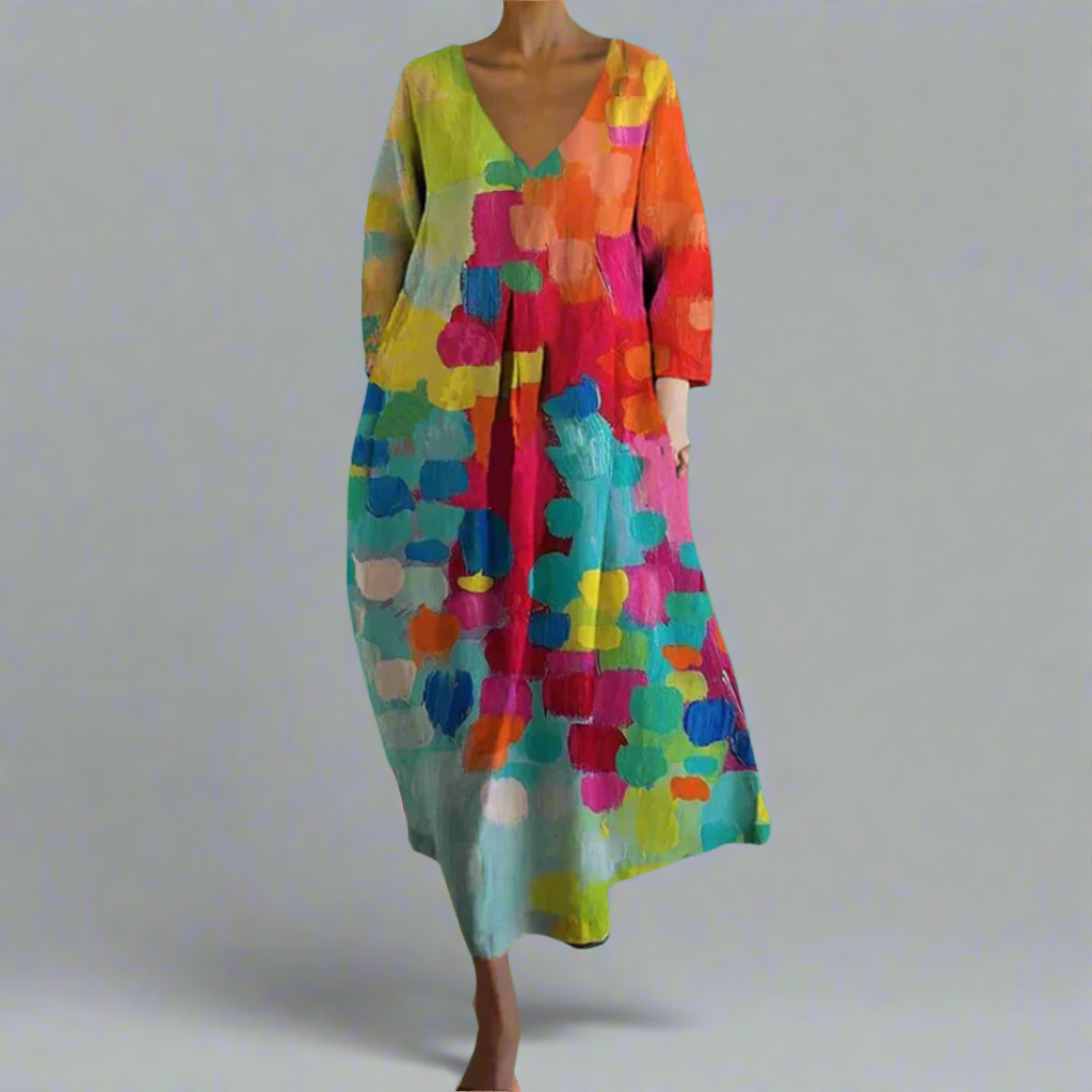 Lumi - Robe longue florale