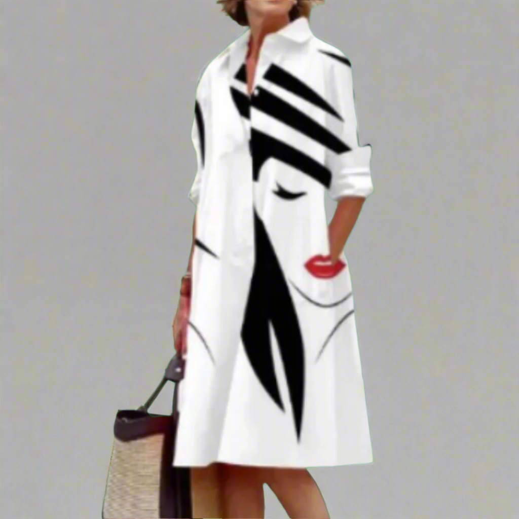 Noa - Robe chemisier élégant