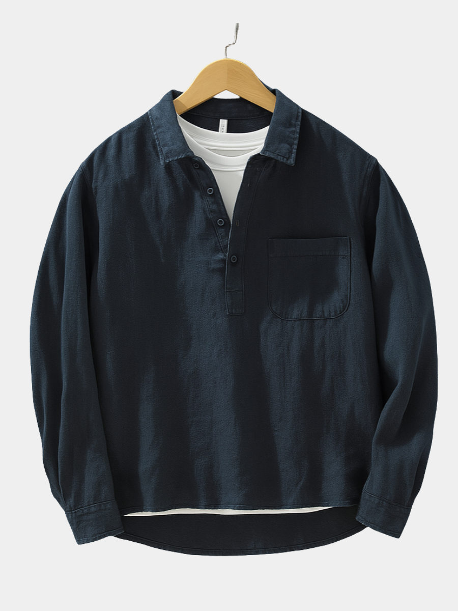 LOUIS | Chemise en coton-lin