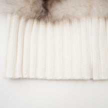 Pull en fourrure exclusif - Blanc
