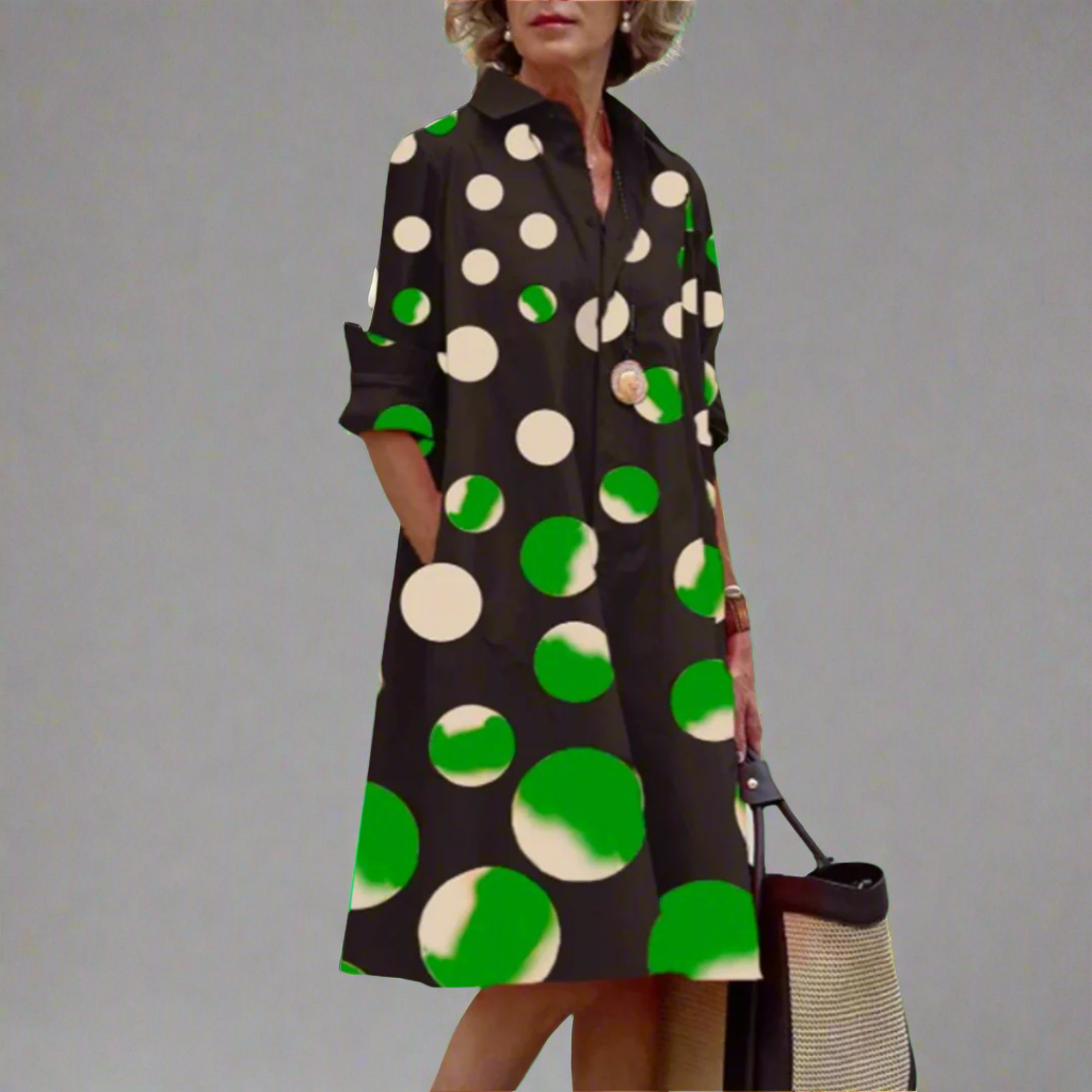 Nika - Robe mi-longue florale