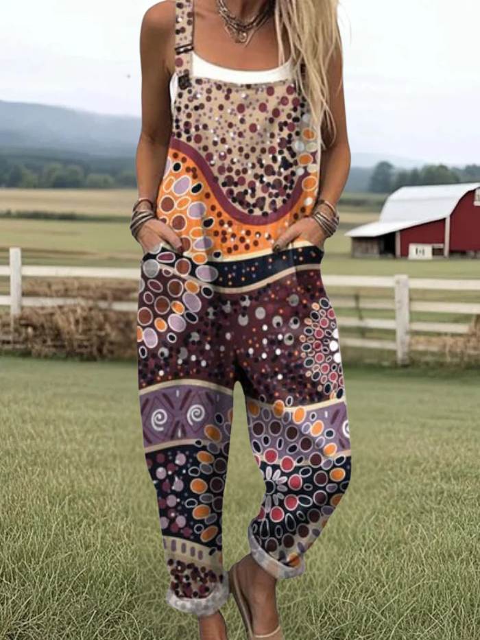 Ellie | Combinaison Rétro Géométrique