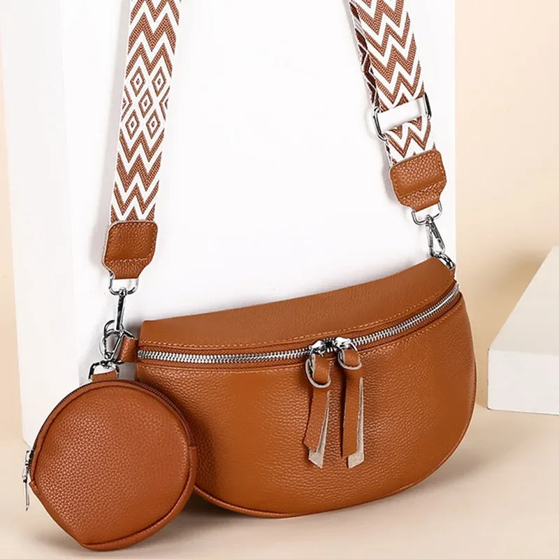 Hayley | Sac à bandoulière en cuir raffiné