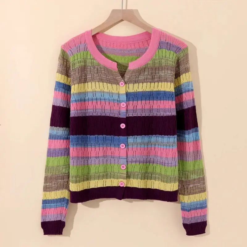 Myrna | Gilet rayé inspiré du vintage