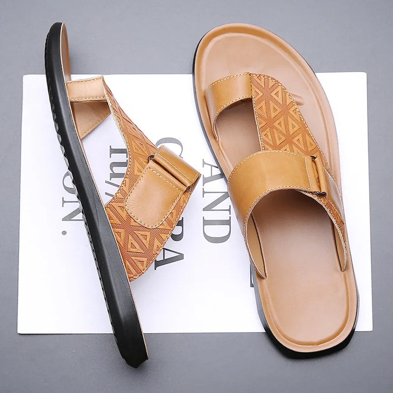 Sandales en cuir nu Callen Luxe™