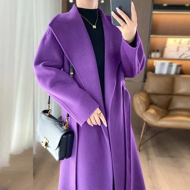 Casmira™ | Manteau en cachemire avec ceinture