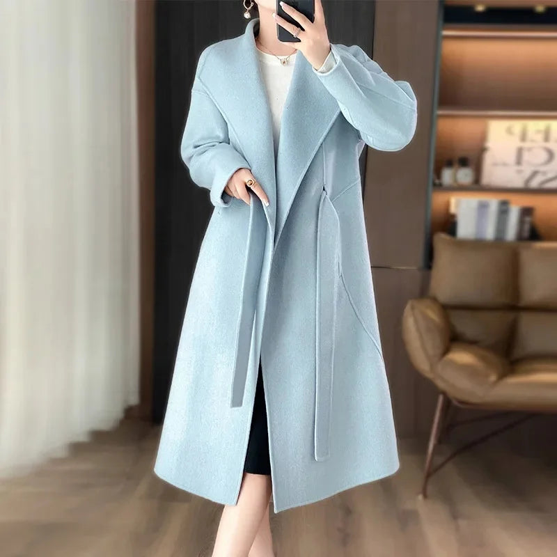 Casmira™ | Manteau en cachemire avec ceinture