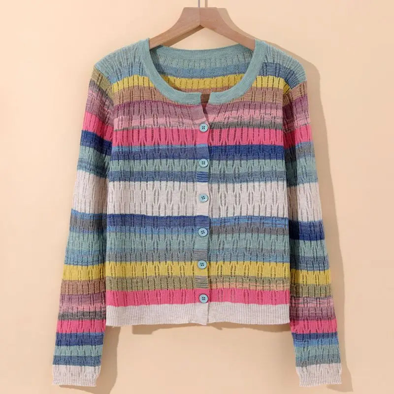Myrna | Gilet rayé inspiré du vintage