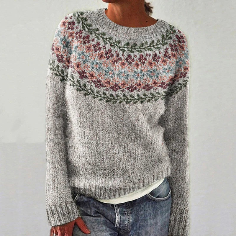 Silvana™ - Pull-over rétro douillet
