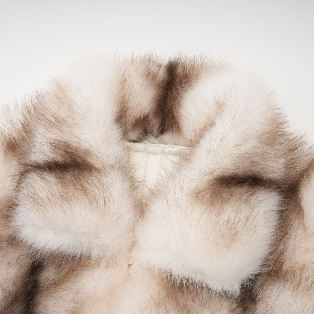 Pull en fourrure exclusif - Blanc