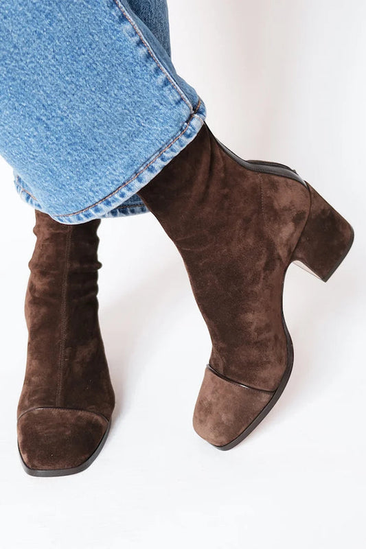 Gemma | Bottines à talons et orteils carrés