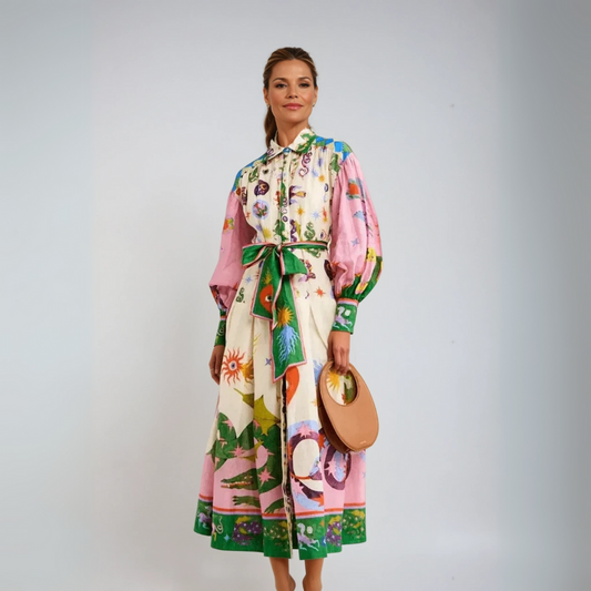 Dorthe™ | Robe Maxi Italienne Élégante