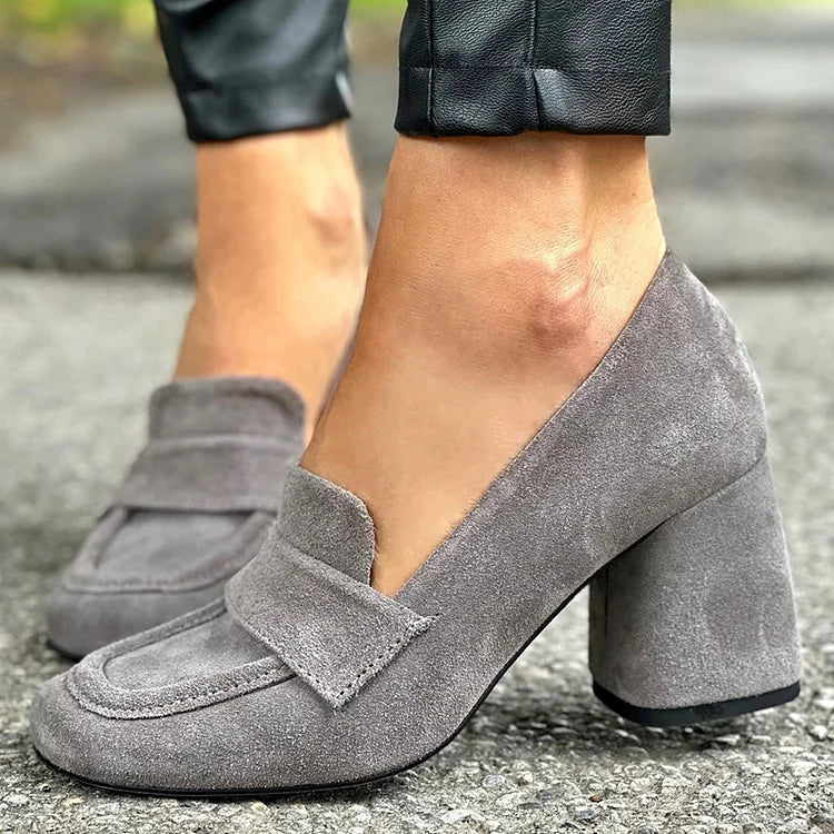 Briac Mocassins à talon carré