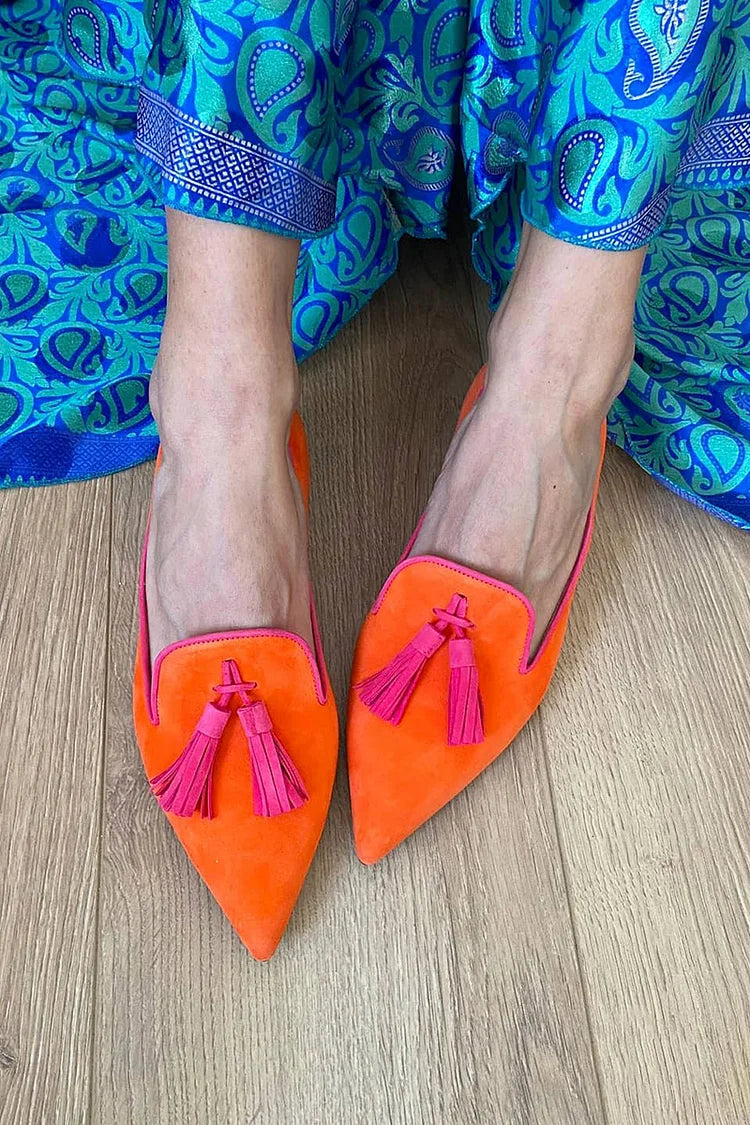 Amélie | Loafer avec de jolis pompons