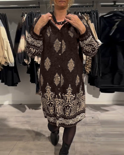 Ilse | Robe vintage inspirée avec boutons
