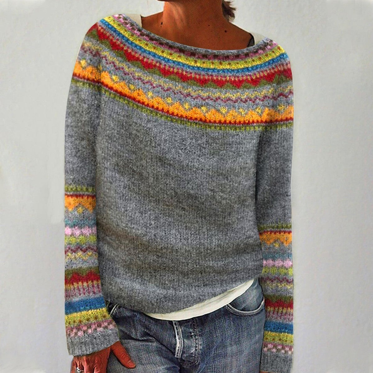 Emily™ - Pull-over rétro confortable
