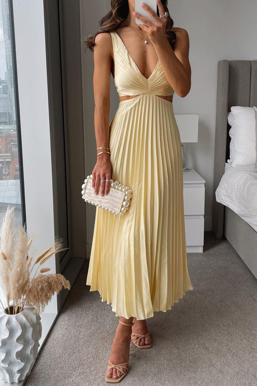 Elsa | Robe longue élégante à plis