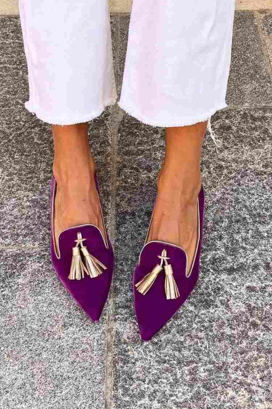 Amélie | Loafer avec de jolis pompons