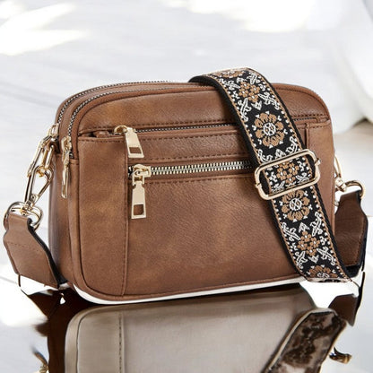 Camilla | Sac à bandoulière en cuir finement travaillé