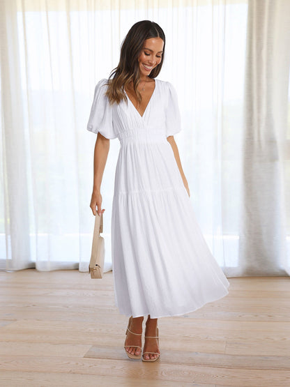 Bethany | Robe à manches bouffantes