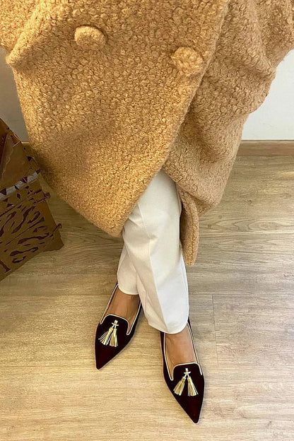 Amélie | Loafer avec de jolis pompons