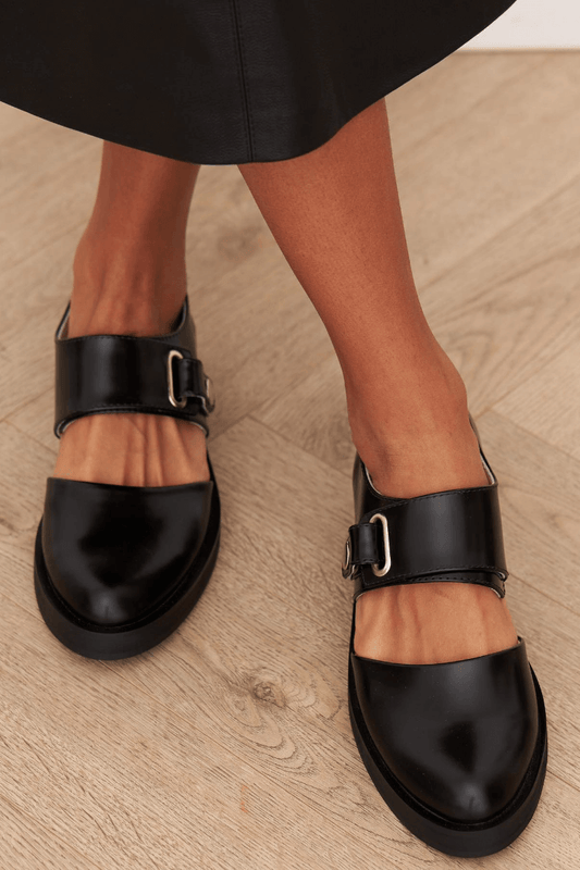 Angela | Mocassins à boucle noire
