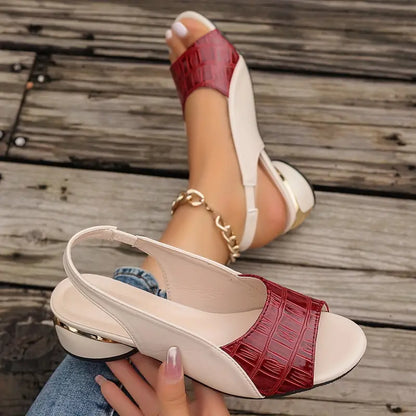 Sandales élégantes en cuir orthopédiques Whitney™