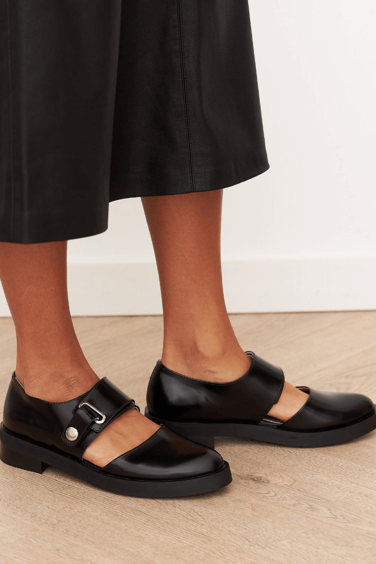 Angela | Mocassins à boucle noire