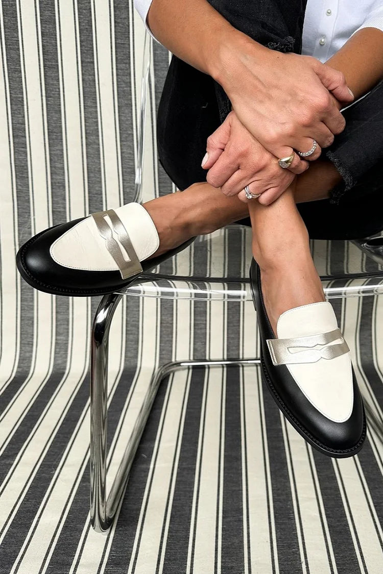 Abby | Mocassins Classiques Monochrome