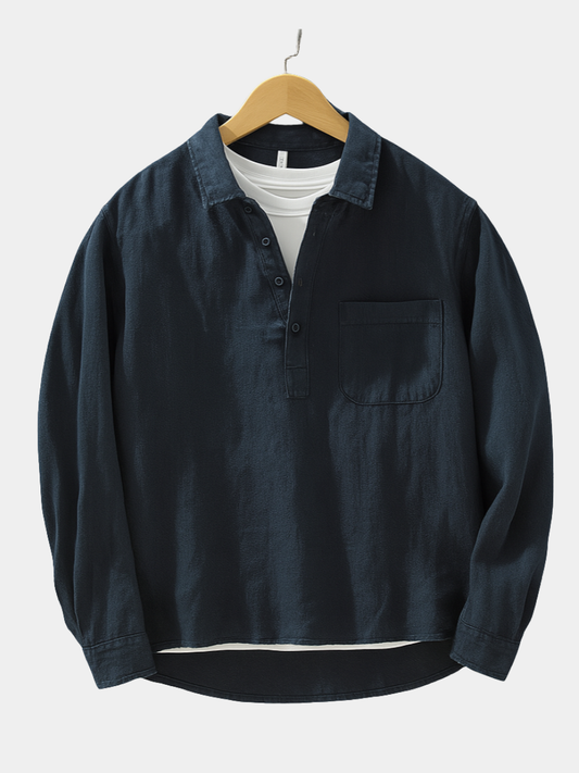 LOUIS | Chemise en coton-lin