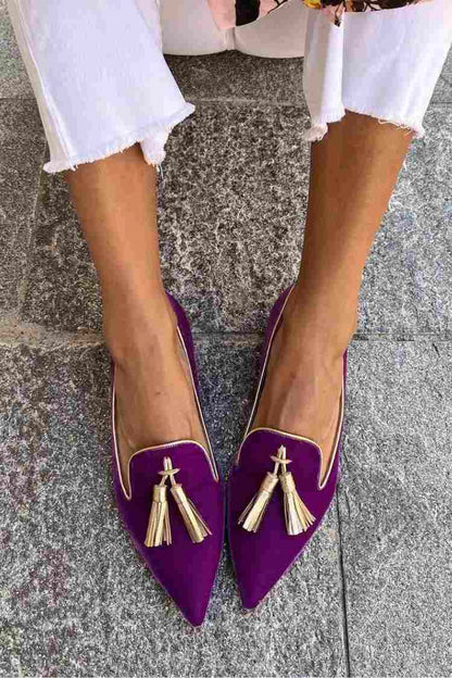 Amélie | Loafer avec de jolis pompons