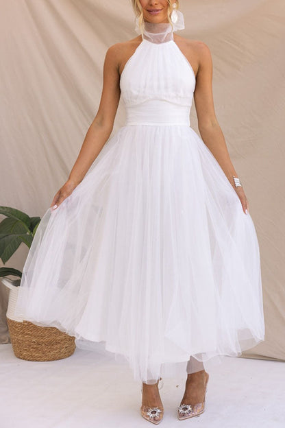 Sadie | Robe longue en fin tissu