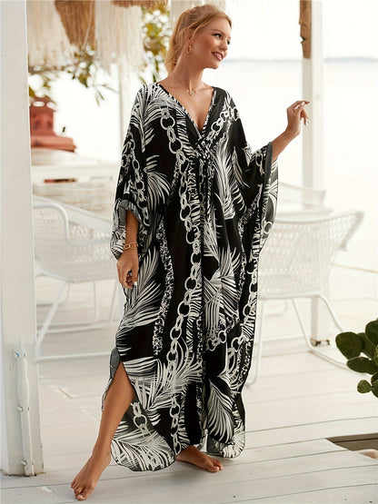 Robe longue en bambou pour resort tropical