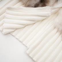 Pull en fourrure exclusif - Blanc