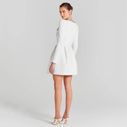 Barbara - Mini robe en velours