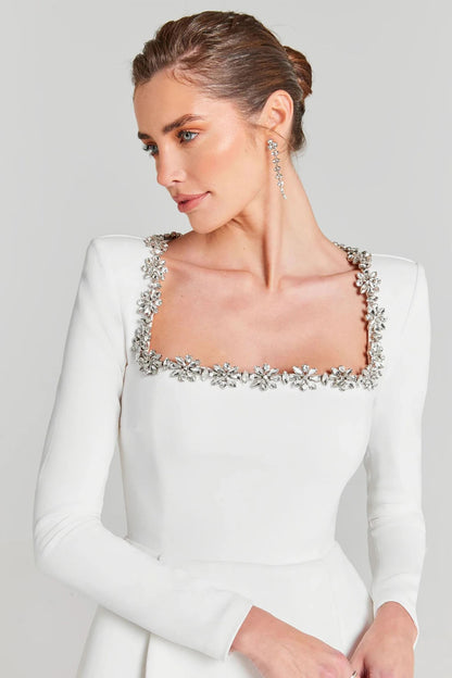 Barbara - Mini robe en velours