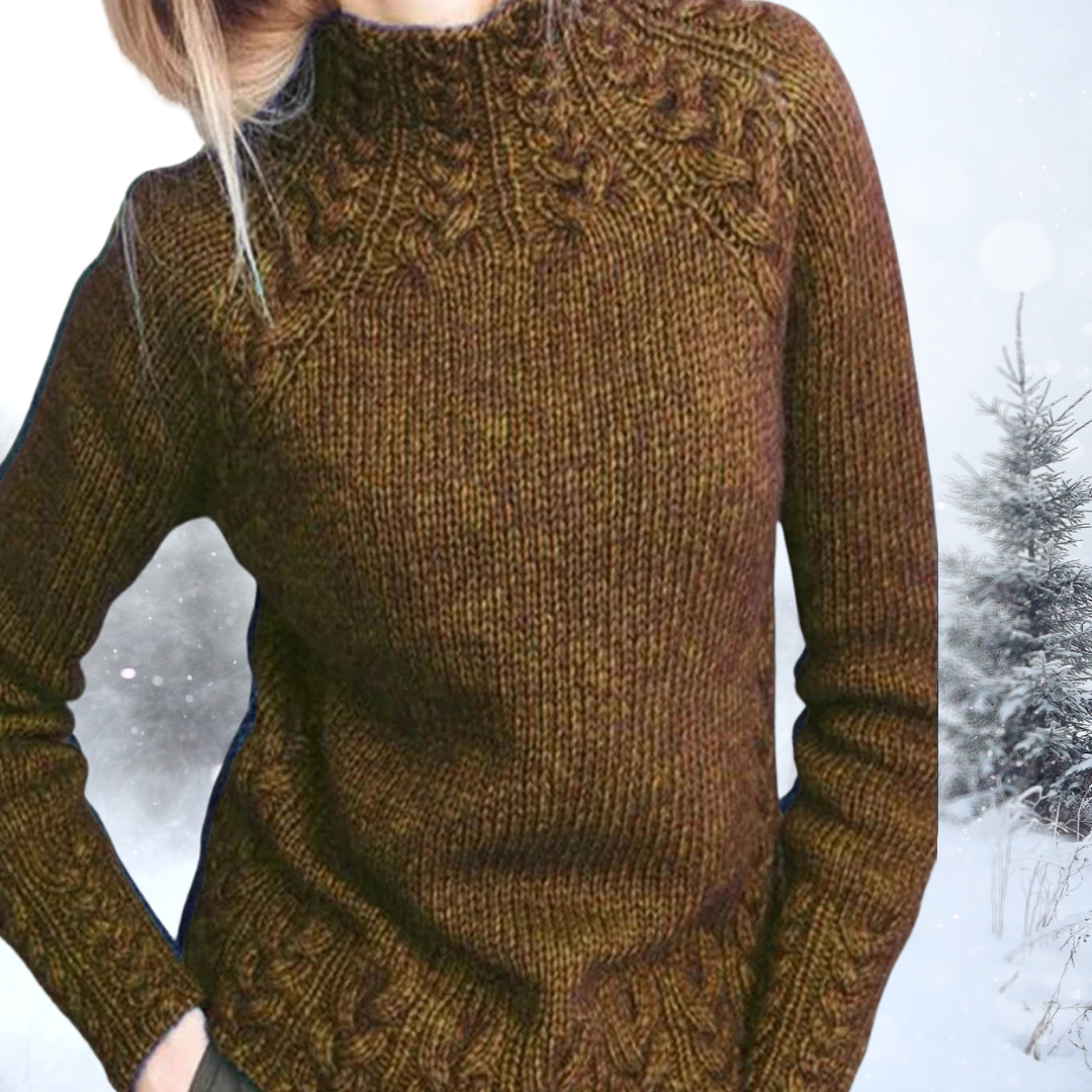Marijke | Pull torsadé élégant