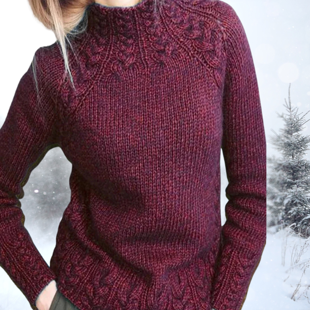 Marijke | Pull torsadé élégant