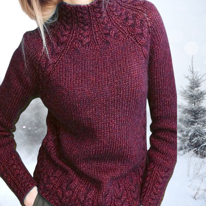 Marijke | Pull torsadé élégant