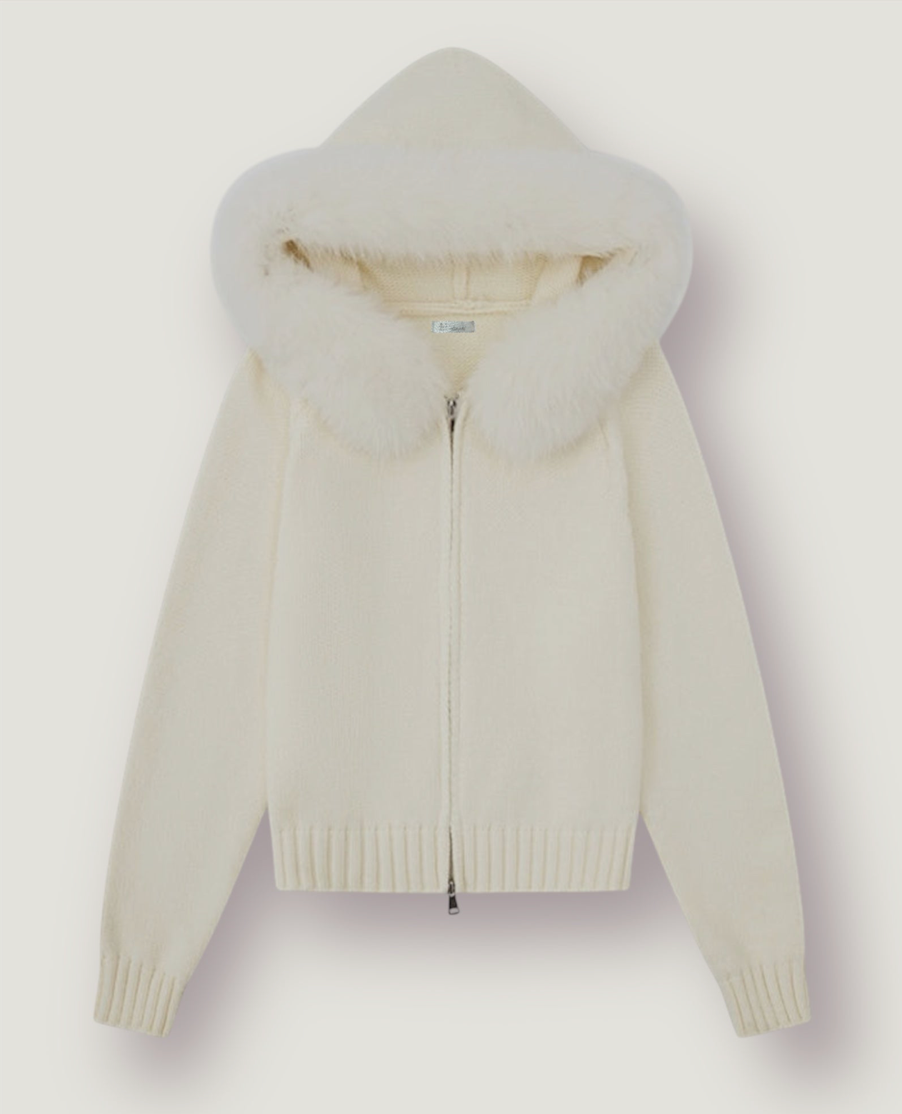VESTE EN FOURRURE L'AMOUR - BLANCHE