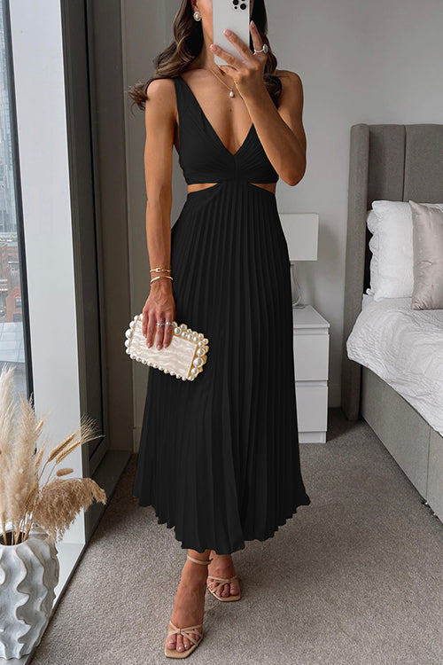 Elsa | Robe longue élégante à plis