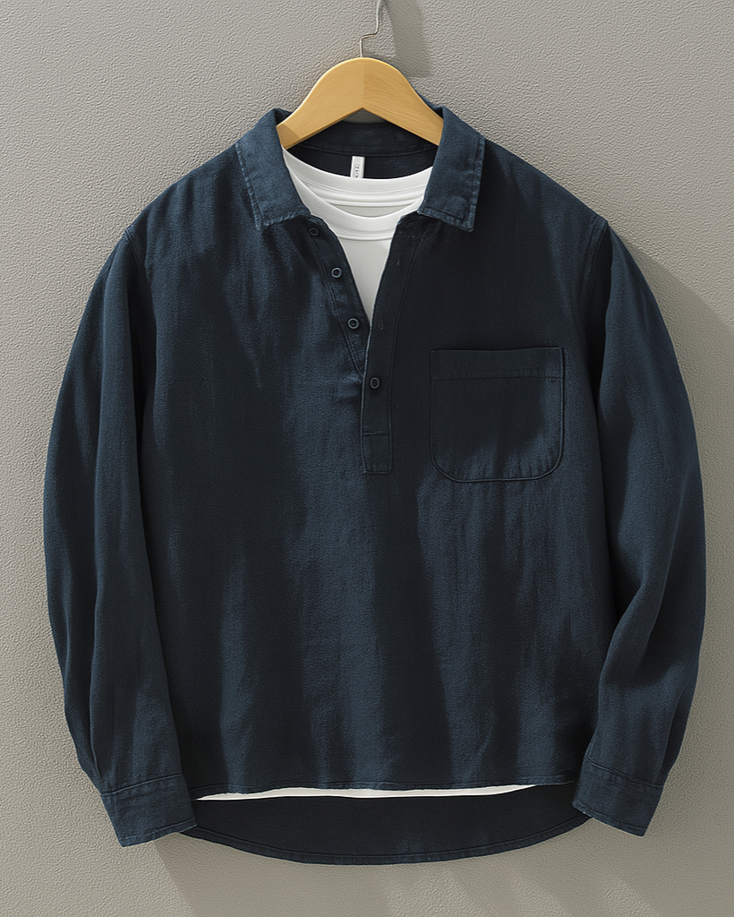LOUIS | Chemise en coton-lin