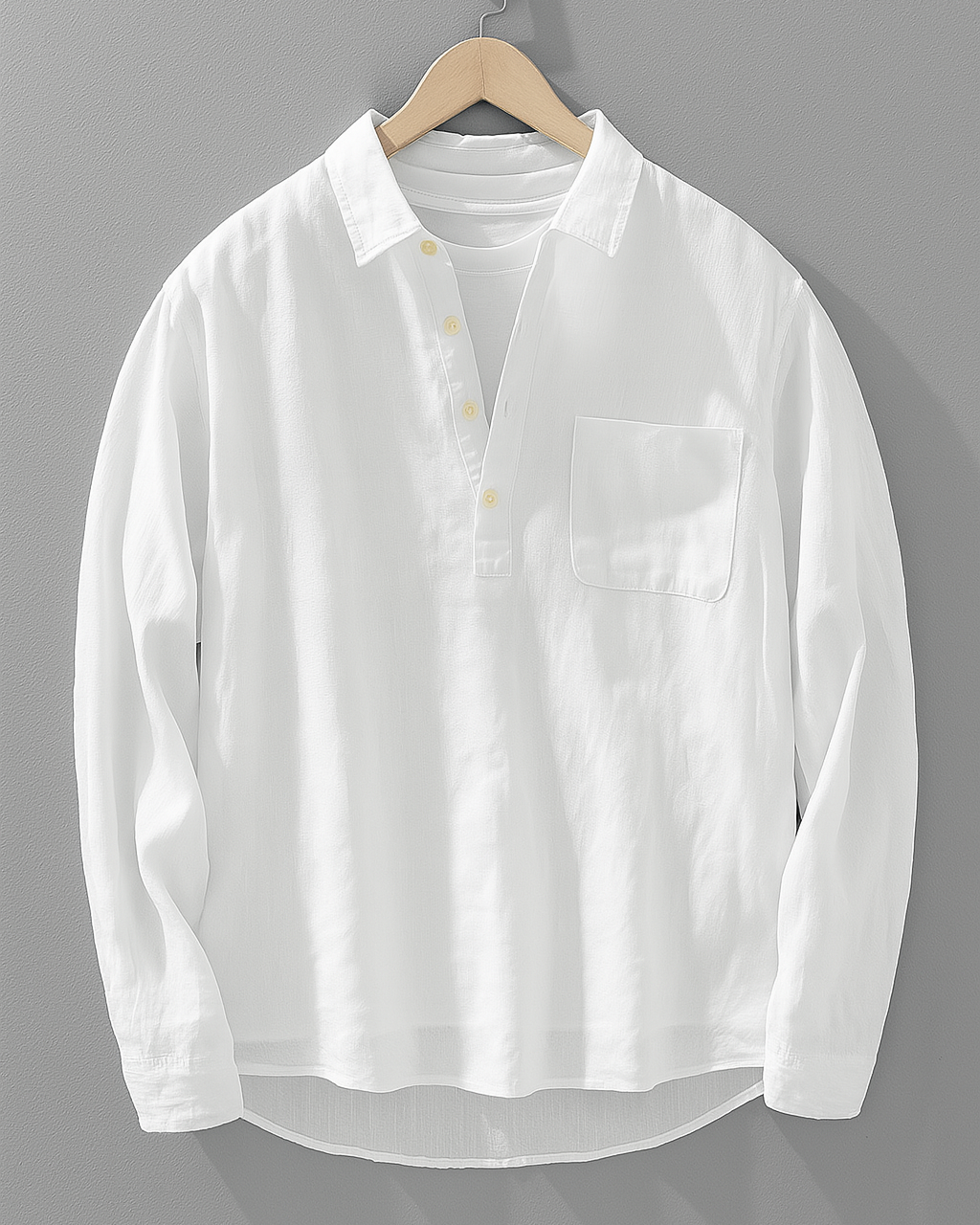 LOUIS | Chemise en coton-lin