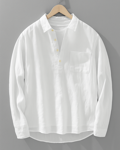 LOUIS | Chemise en coton-lin