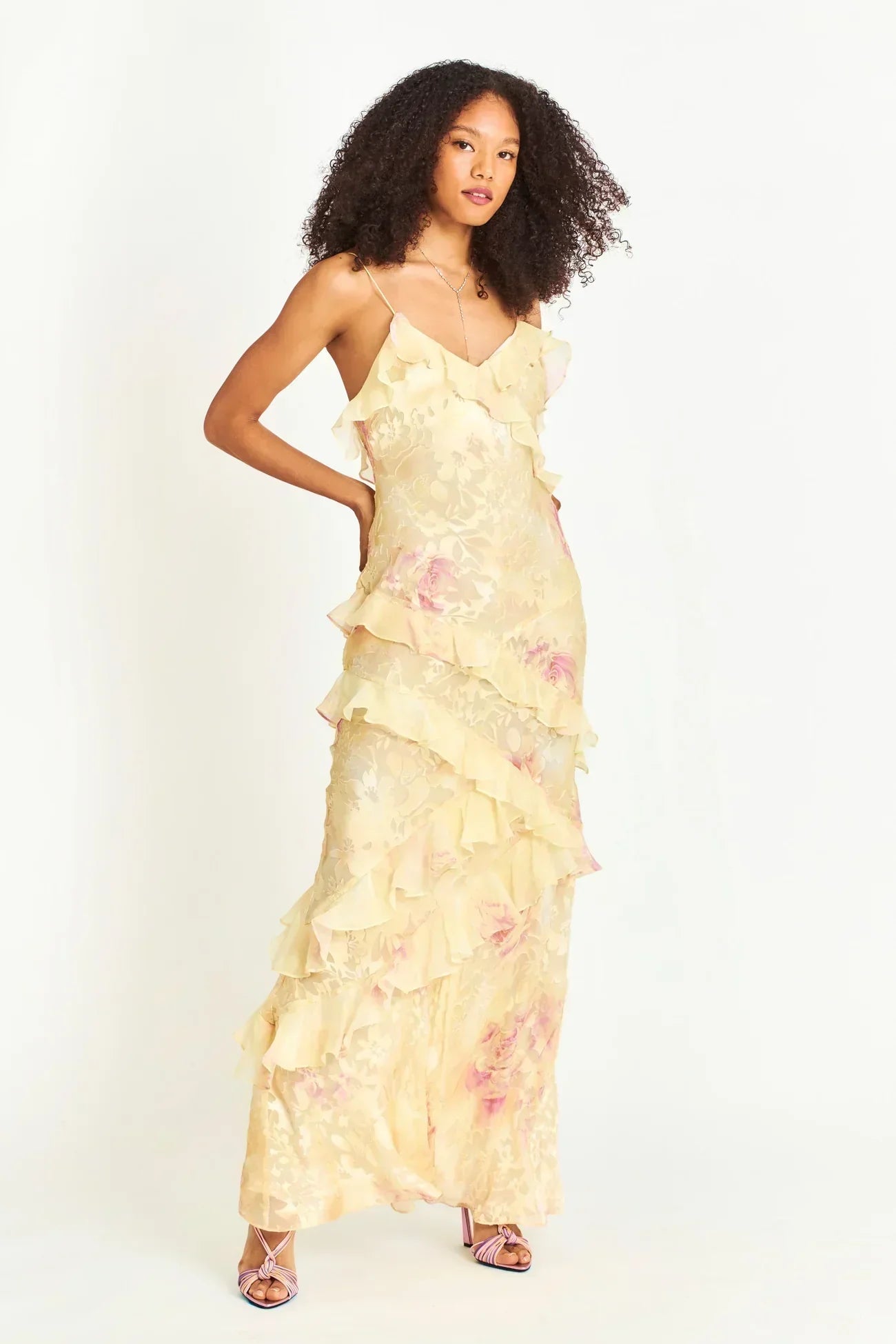 Cassidy | Jolie robe à ruchés