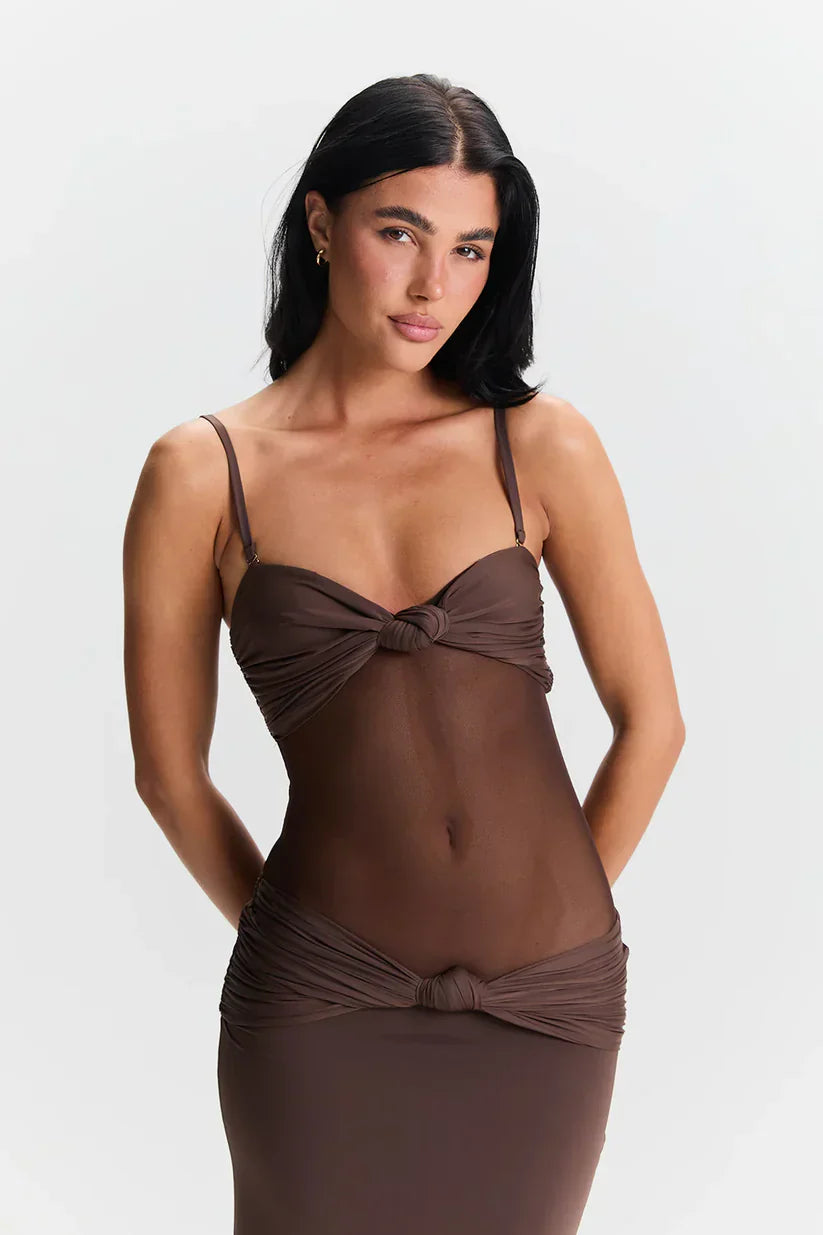 Zola | Robe longue à bandeau amovible