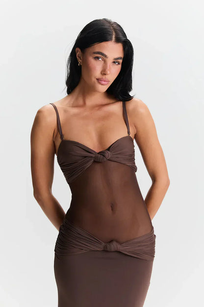 Zola | Robe longue à bandeau amovible