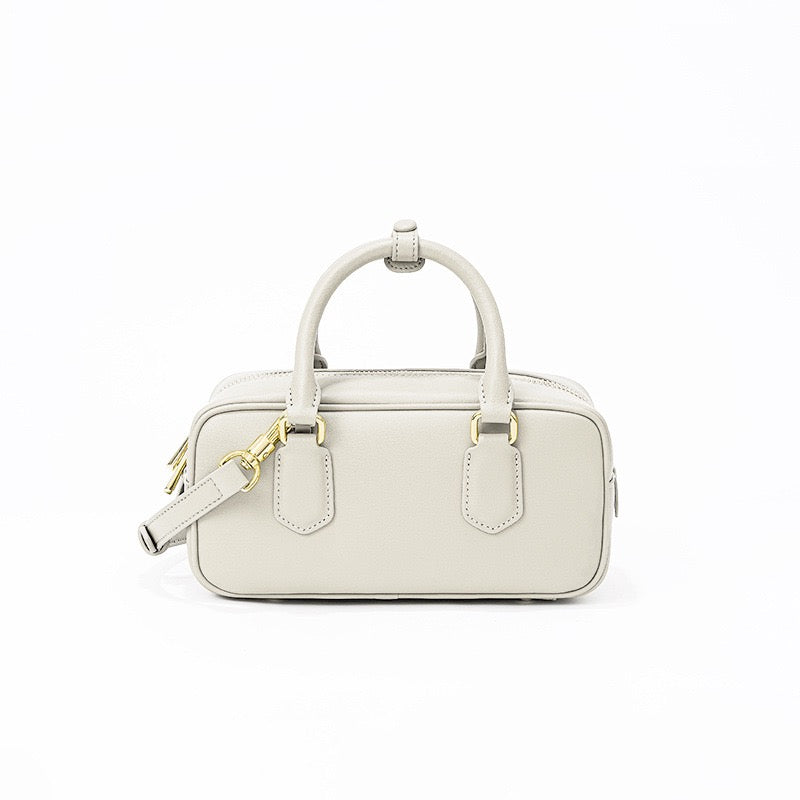 Sac à bandoulière en cuir véritable vintage